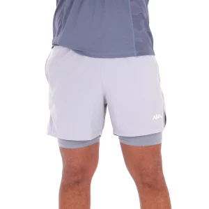 Men - Grey Shorts with Legging