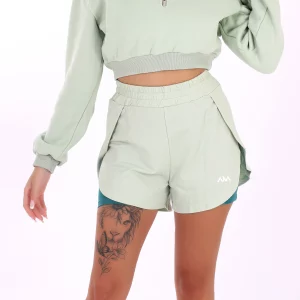 Women - Green Shorts